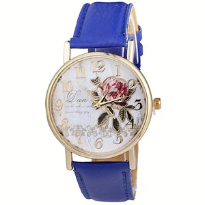 Floral Rose Ladies Watch (Limited Edition Blue)