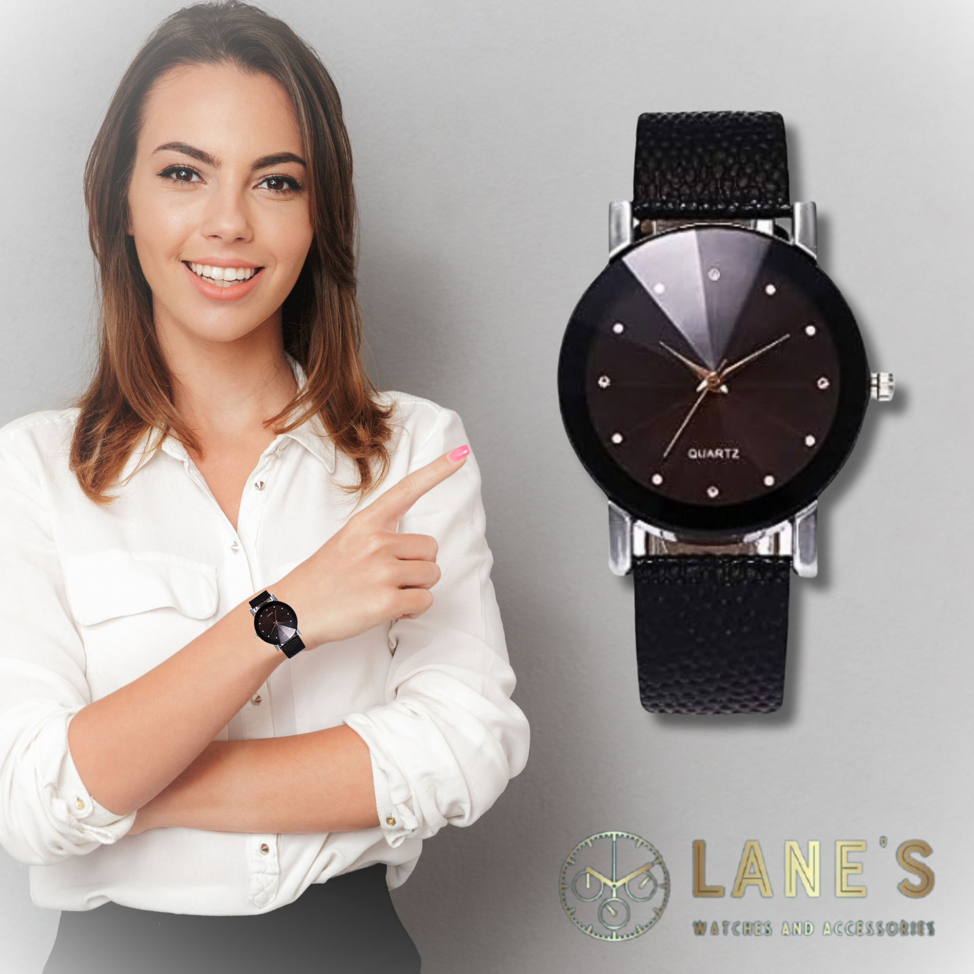 Business Ladies Watch on a ladies wrist