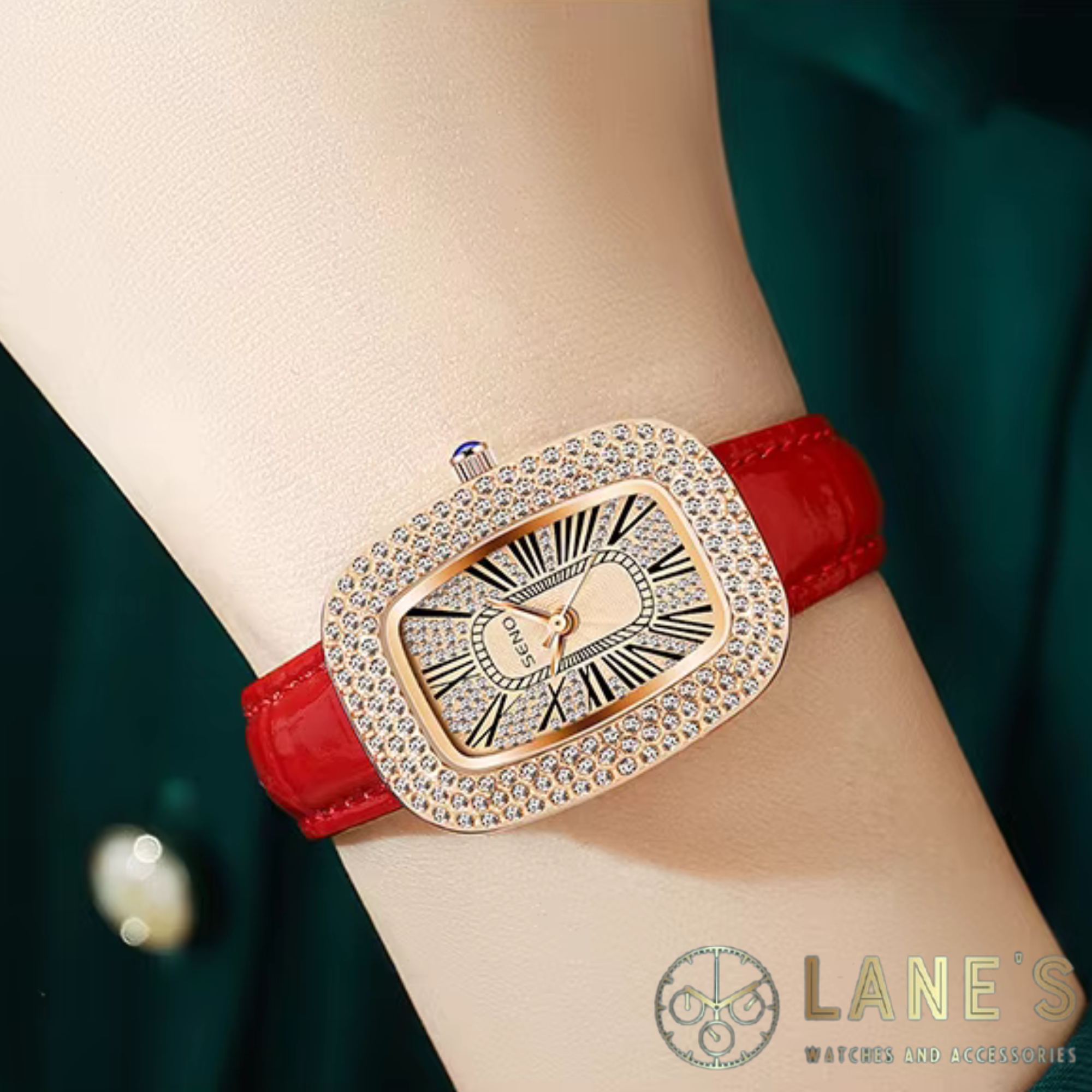 Elegant Ruby Ladies Watch