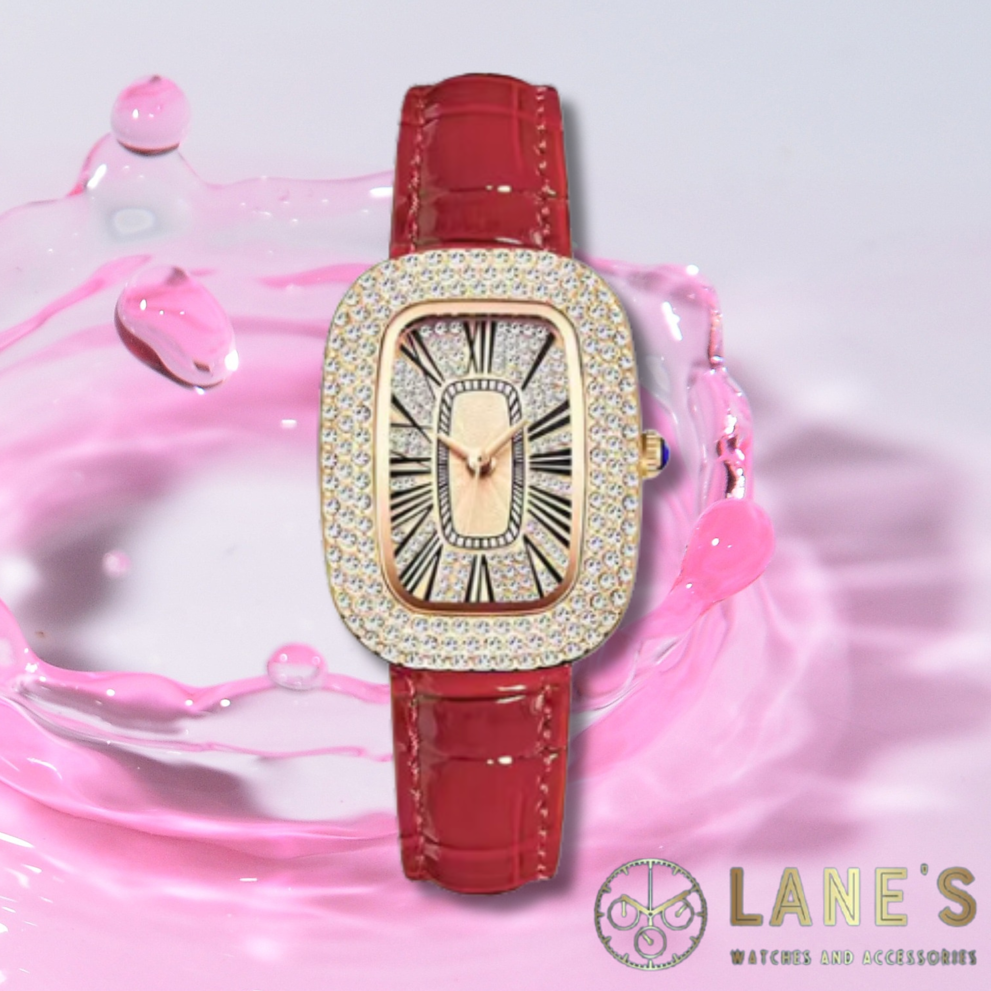 Elegant Ruby Ladies Watch