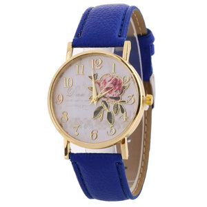 Floral Rose Ladies Watch (Limited Edition Blue)