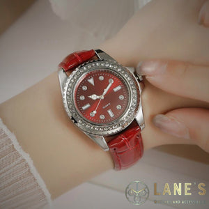 Ruby Red Ladies Watch