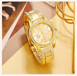 Golden Spring Ladies Watch