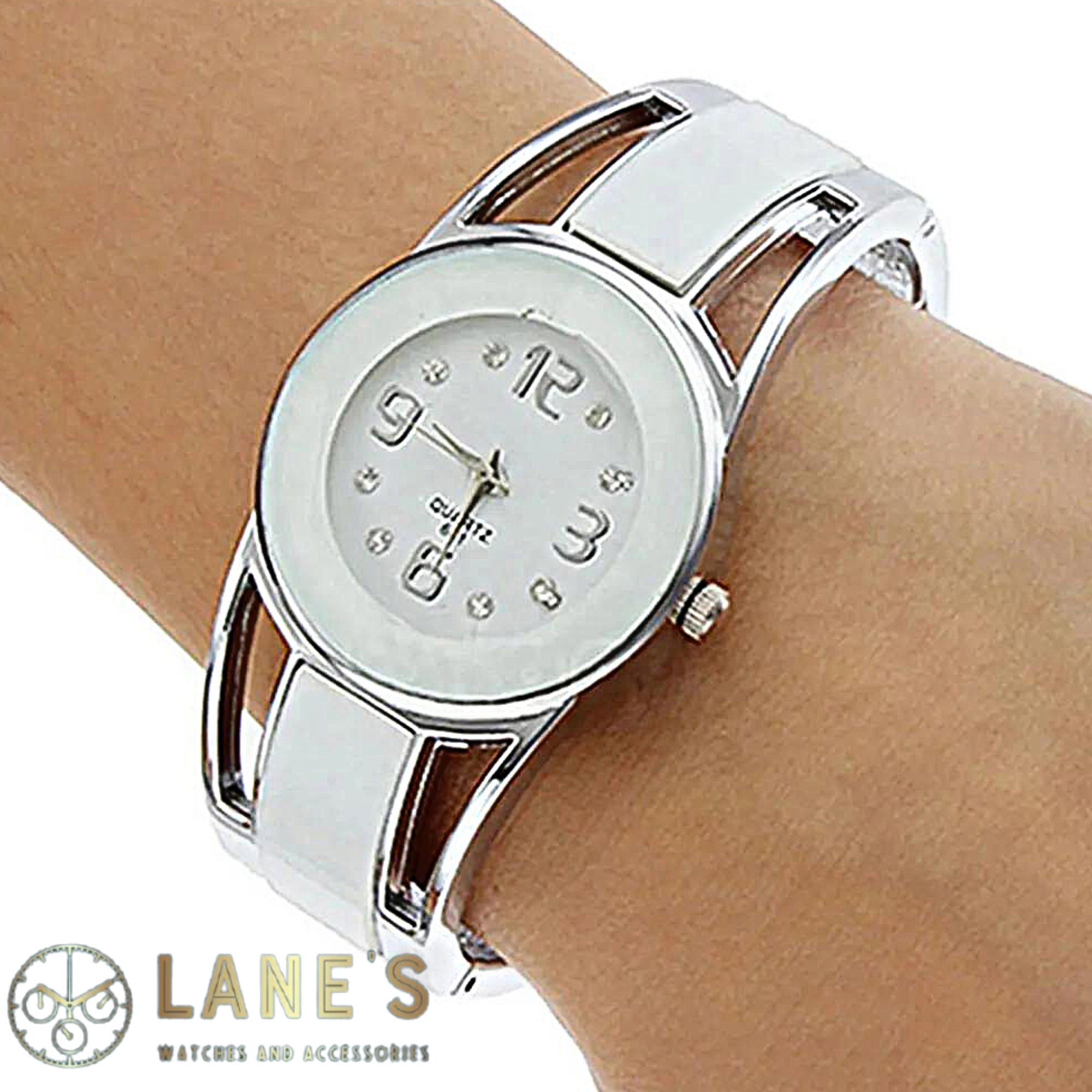 Silver Ladies Bracelet Watch