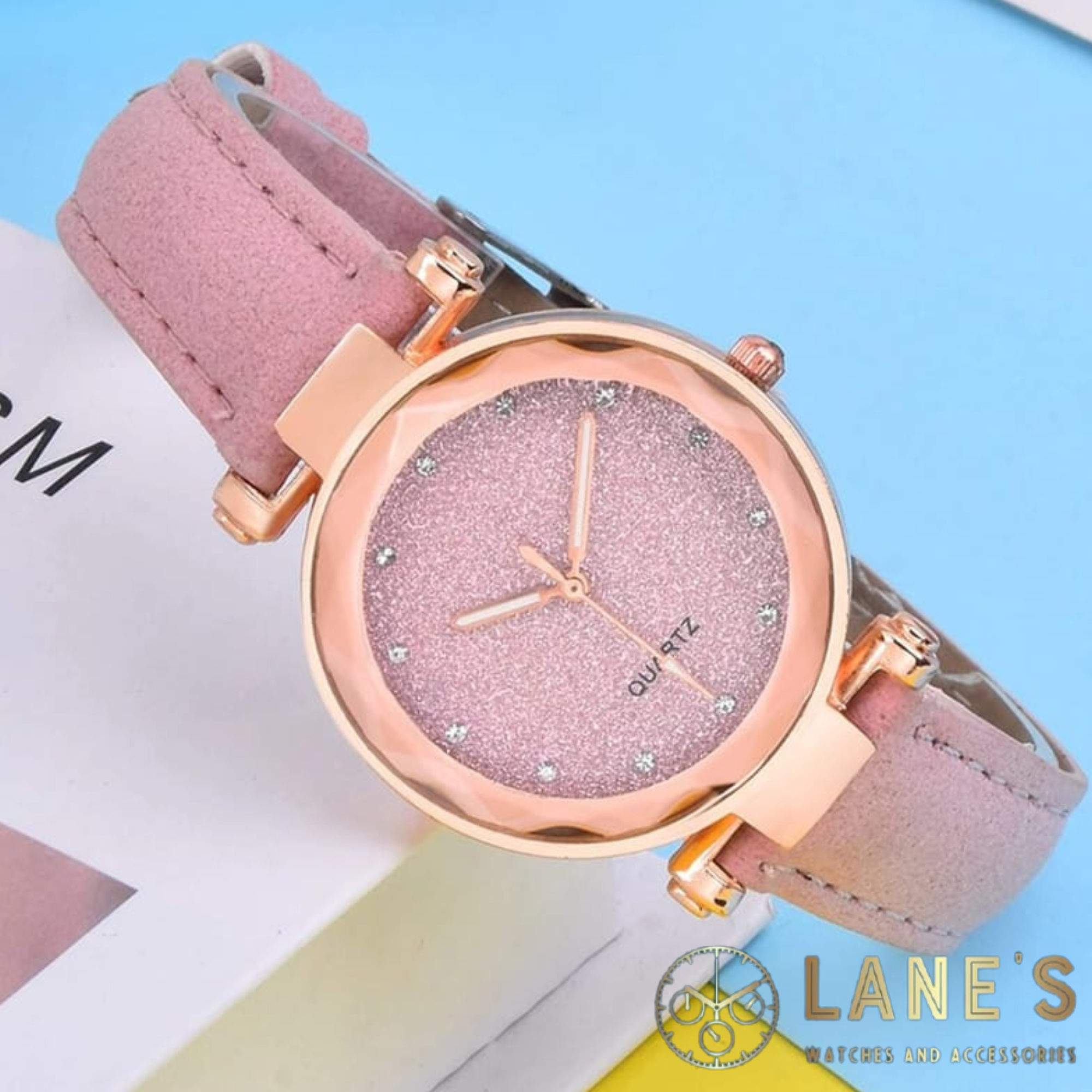 Pink Shimmer Ladies Watch