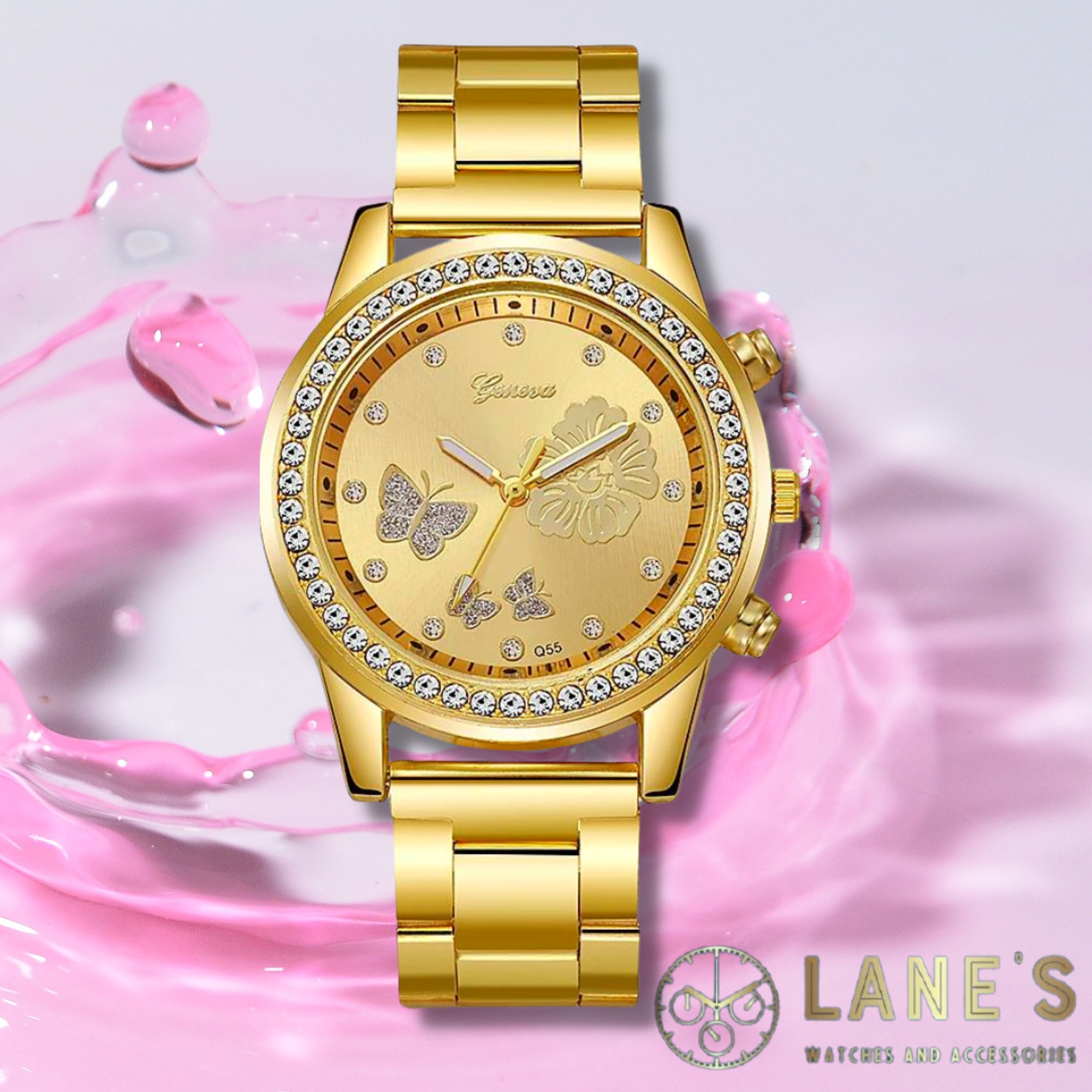 Golden Spring Ladies Watch