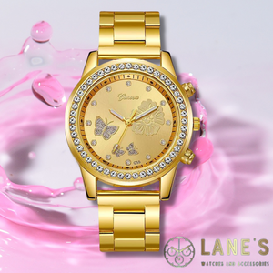 Golden Spring Ladies Watch