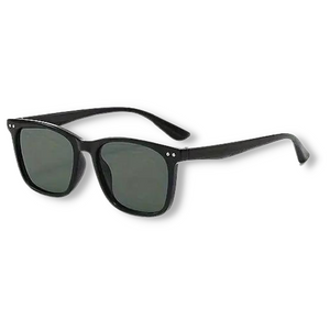 Retro Casual Unisex Sunglasses (Black and Ink Green)