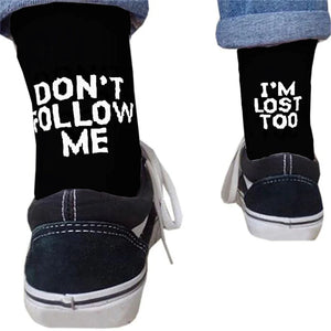 Don't Follow Me Men's Socks (Size 6-10)