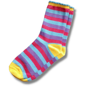 Colourful Stripes Children's Socks (Size 6-8.5, 9-12 & 13-2)