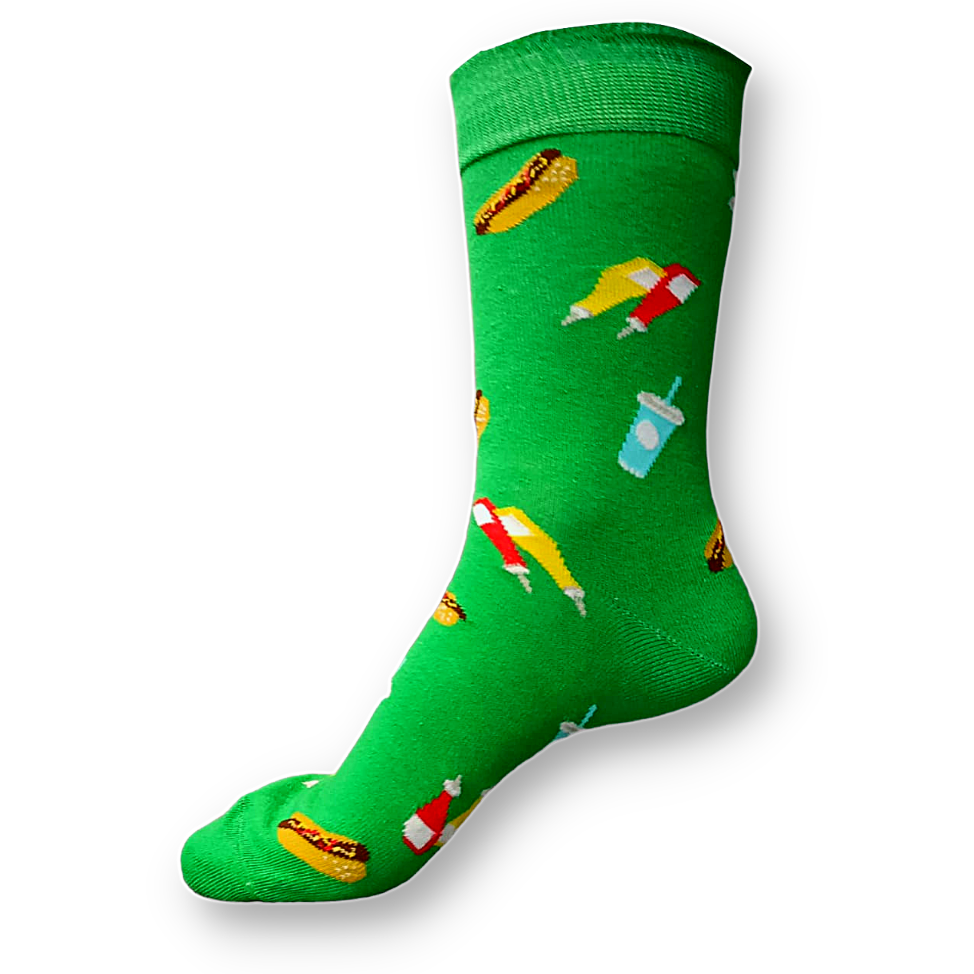 BBQ Hotdog Men's Socks (Size 9-12)