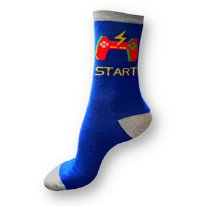 Gaming Start Children's Socks (Size 4-6)