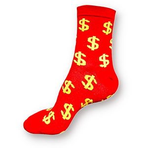 Dollar Sign Men's Socks (Size 6-11)