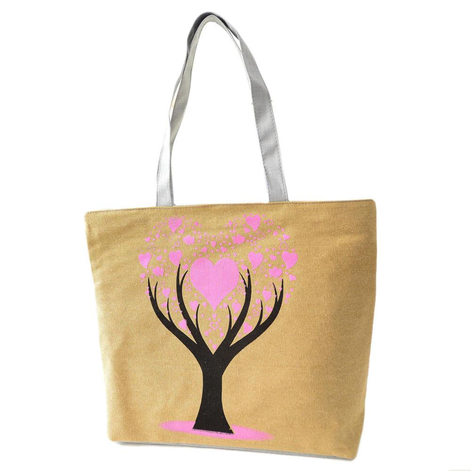 Tree of Love Tote Bag (Beige)